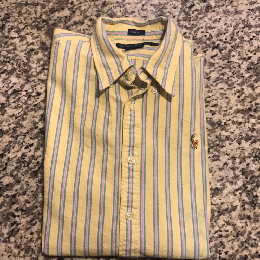 Stripped Ralph Lauren Slim Fit Button Down